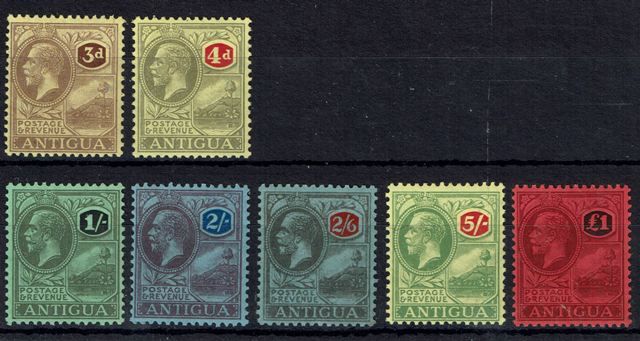 Image of Antigua SG 55/61 VLMM British Commonwealth Stamp
